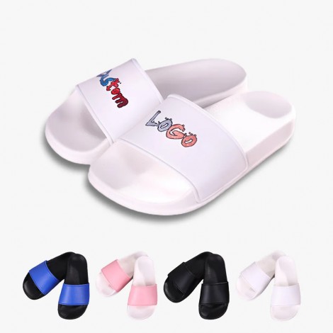 Custom Kids Slippers with Logo, Non Slip Slipper Wholesale