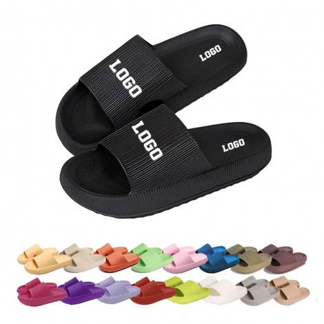 Large Size Japanese Pillow Slides in Bulk, Eva Custom Cloud Slides with Logo