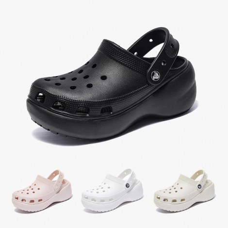 High-Heeled Custom Made Crocs Shoes, Wholesale Women Clog Shoes