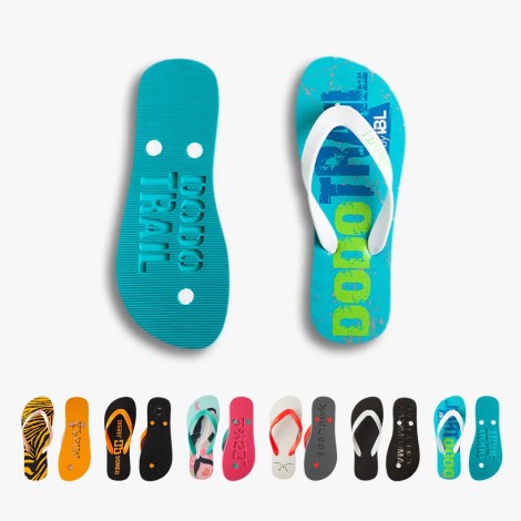 EVA Flip Flops Wholesale with Hollow-Out Slipper Sole Custom