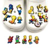 Custom Charms for Crocs in Simpsons Style, Rubber Shoe Charm