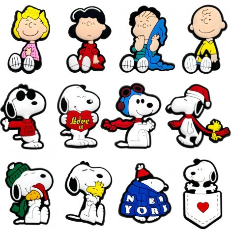 Classic Bulk Croc Charms, Snoopy Cartoon Shoe Charms Supply