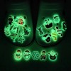 Noctilucent Customized Croc Charms, Rubber Shoe Charms Wholesale